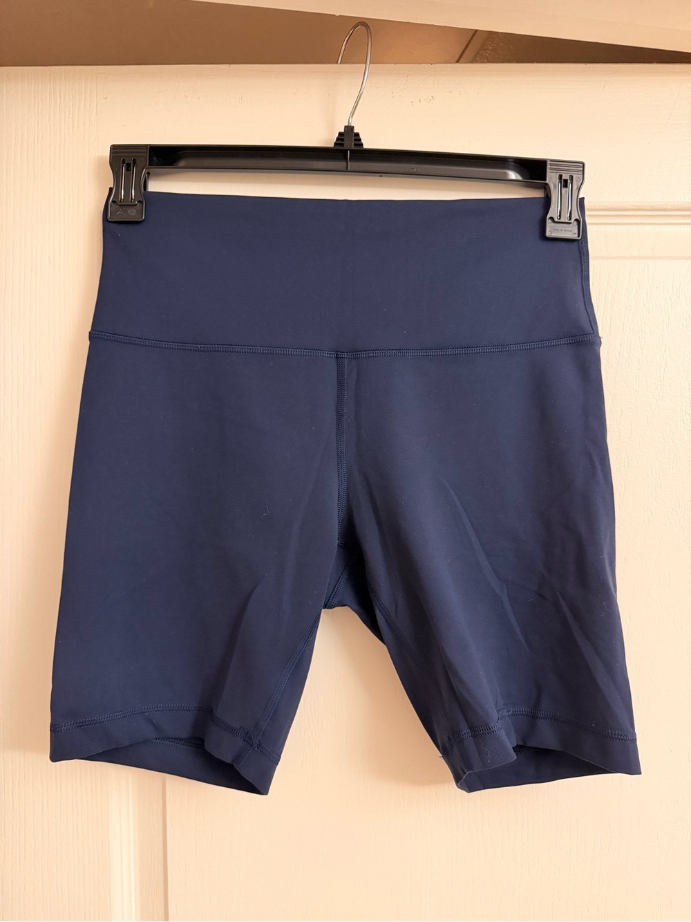 lululemon athletica Navy Wunder Train 6” Bike Shorts